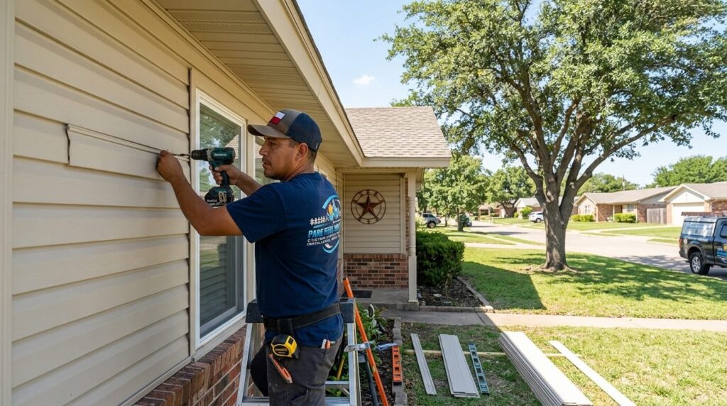 Exterior remodeling in North Dallas